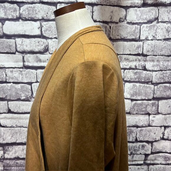 Logo Lounge Camel Colored Long Sleeve Jacket Size 1X - Picture 5 of 9